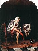 Jan Steen Woman at her toilet china oil painting artist